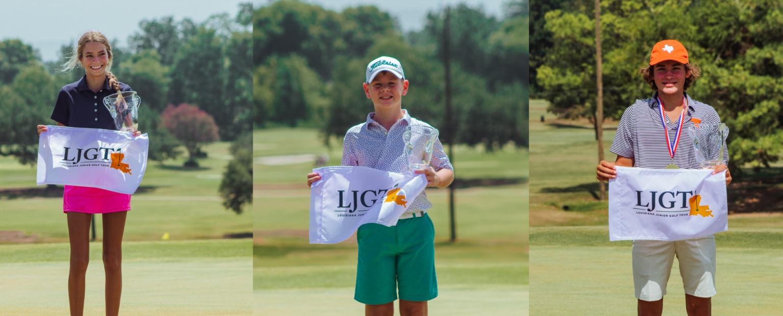 Hambleton, McWilliams, and Winkler Win 2023 David Toms Junior Championship Louisiana Golf